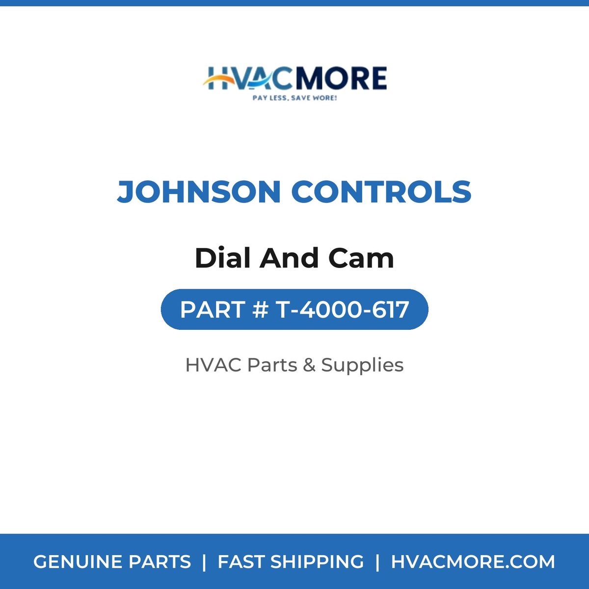 Johnson Controls Dial And Cam T-4000-617
