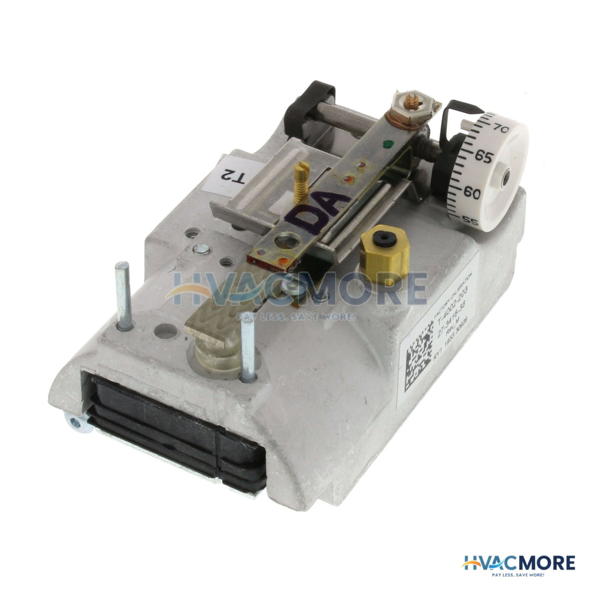 Johnson Controls Direct Acting Pneumatic Vertical Mount Thermostat T-4002-203