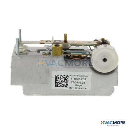 Johnson Controls Direct Acting Pneumatic Vertical Mount Thermostat T-4002-203