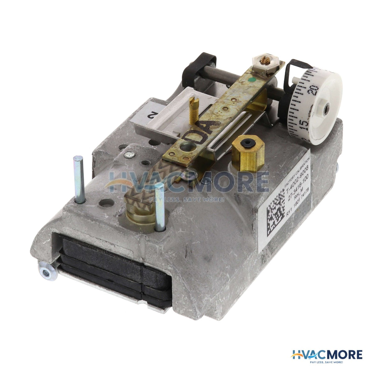 Johnson Controls Direct Acting Horiz. Mt. Pneumatic Single Temp Thermostat (12°-30°C) T-4002-9008