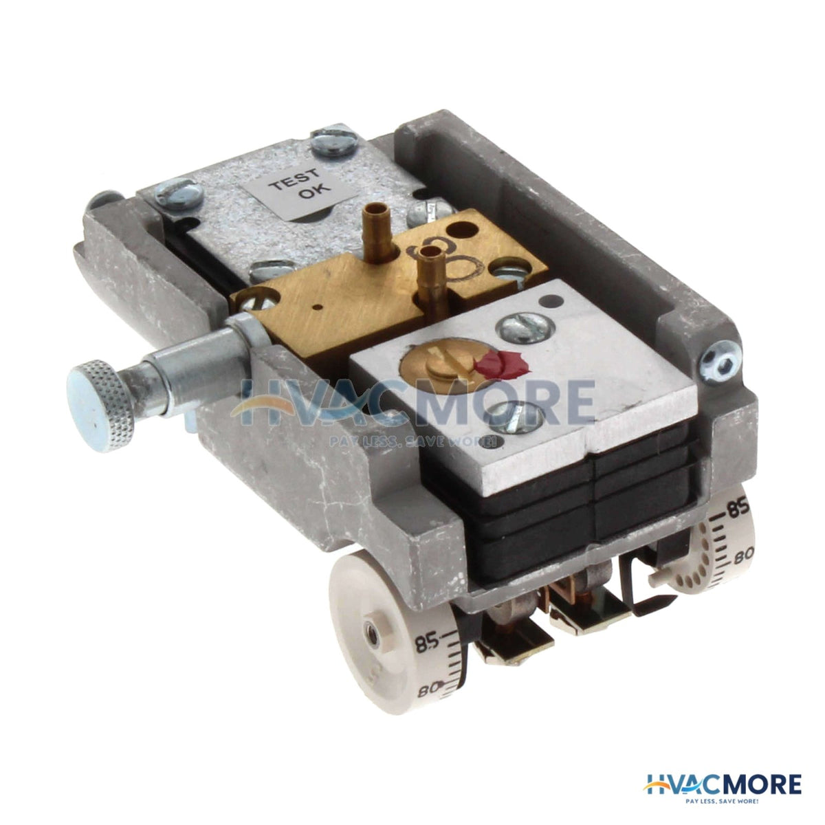 Johnson Controls Direct Acting Dual Temp Pneumatic Thermostat W/ Indexing Switch T-4506-202