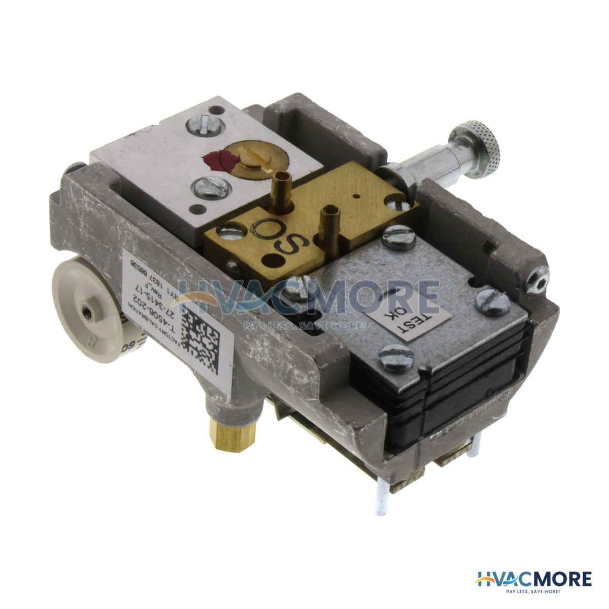 Johnson Controls Direct Acting Dual Temp Pneumatic Thermostat W/ Indexing Switch T-4506-202