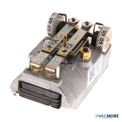 Johnson Controls Reverse Acting Dual Temperature Horizontal Pneumatic Thermostat W/o Indexing Switch T-4506-217