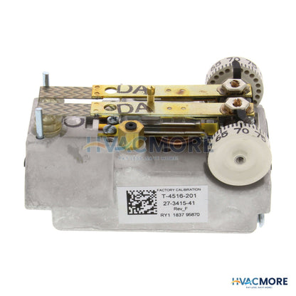 Johnson Controls Direct Acting 3 Pipe High Volume Horiz. Mount Pneumatic Thermostat T-4516-201