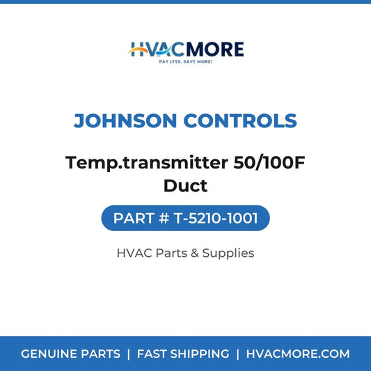 Johnson Controls Temp.transmitter 50/100F Duct T-5210-1001