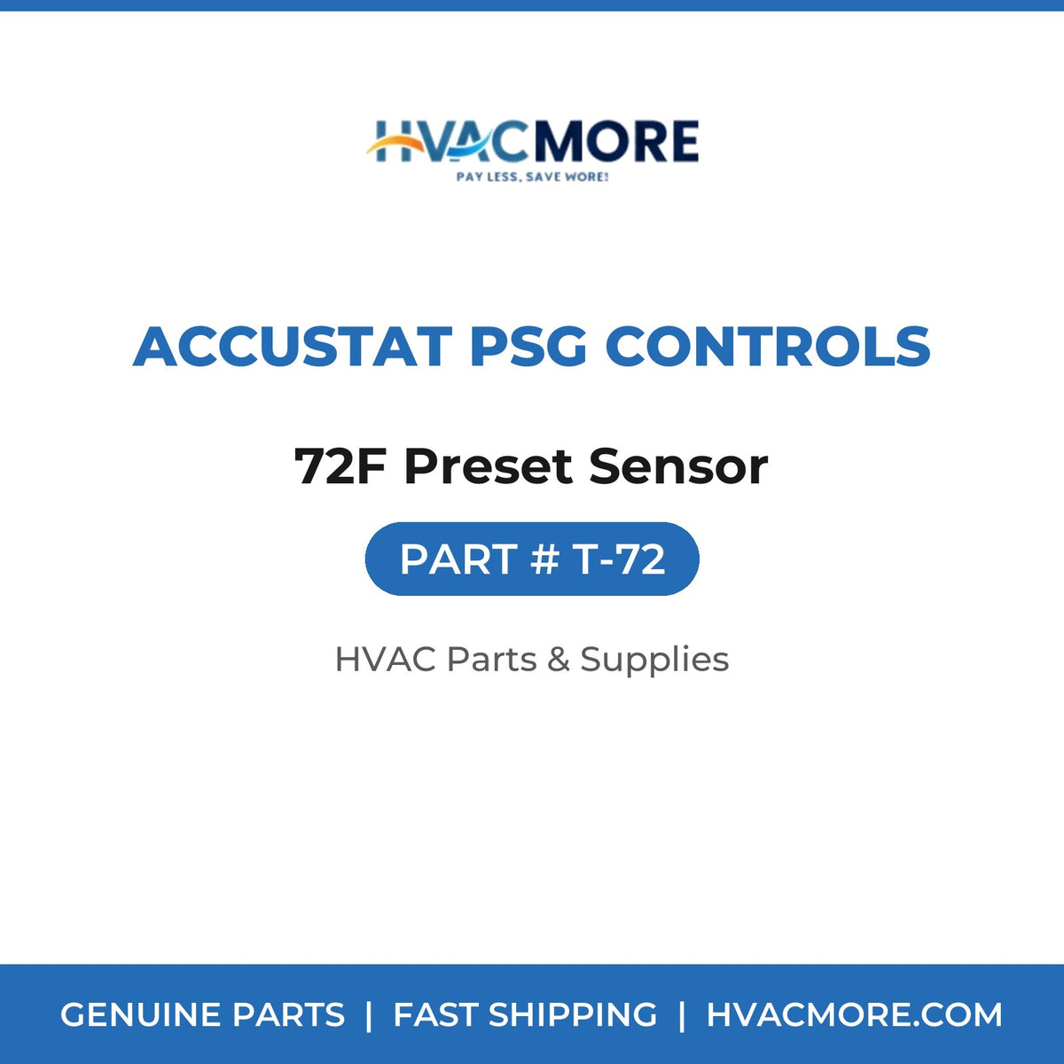 Accustat PSG Controls 72F Preset Sensor T-72