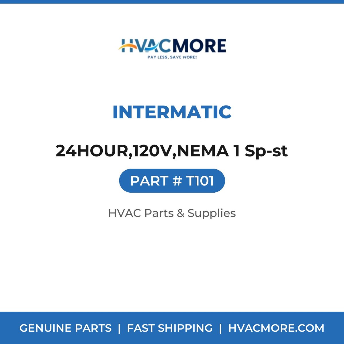Intermatic 24HOUR,120V,NEMA 1 Sp-st T101