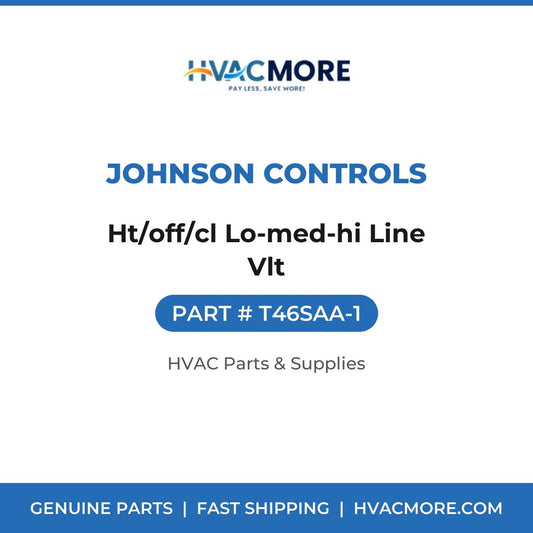 Johnson Controls Ht/off/cl Lo-med-hi Line Vlt T46SAA-1