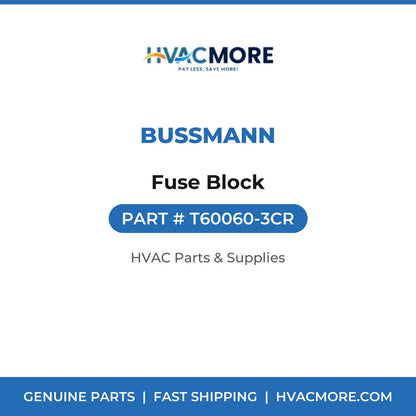 Bussmann Fuse Block T60060-3CR