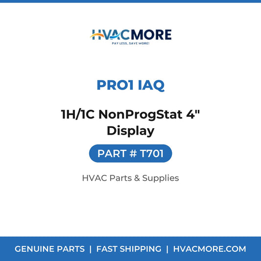 Pro1 IAQ 1H/1C NonProgStat 4" Display T701