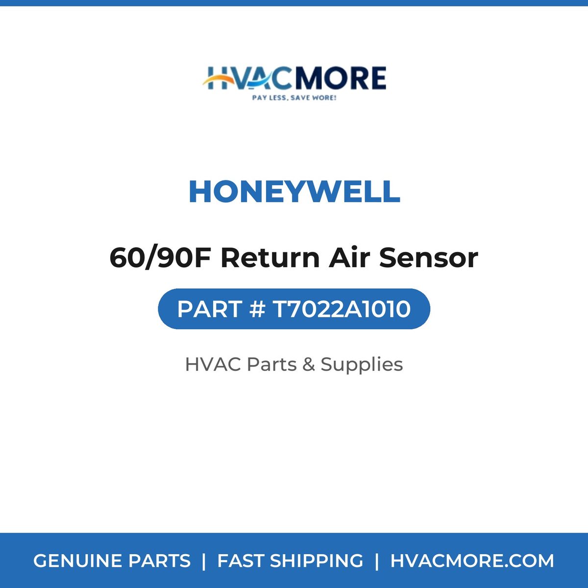 Honeywell 60/90F Return Air Sensor T7022A1010