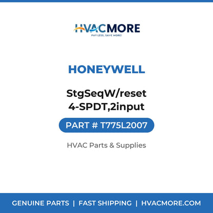 Honeywell StgSeqW/reset 4-SPDT,2input T775L2007