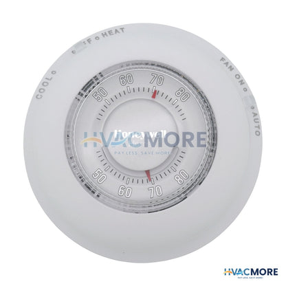 Honeywell Home Round Non-Programmable, 1H/1C, Mechanical Thermostat T87N1000