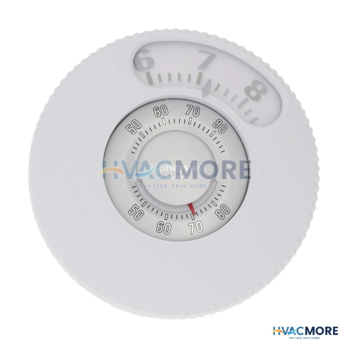 Honeywell Home T87N Round Non-Programmable, 1H/1C, Easy to See Mechanical Thermostat T87N1026