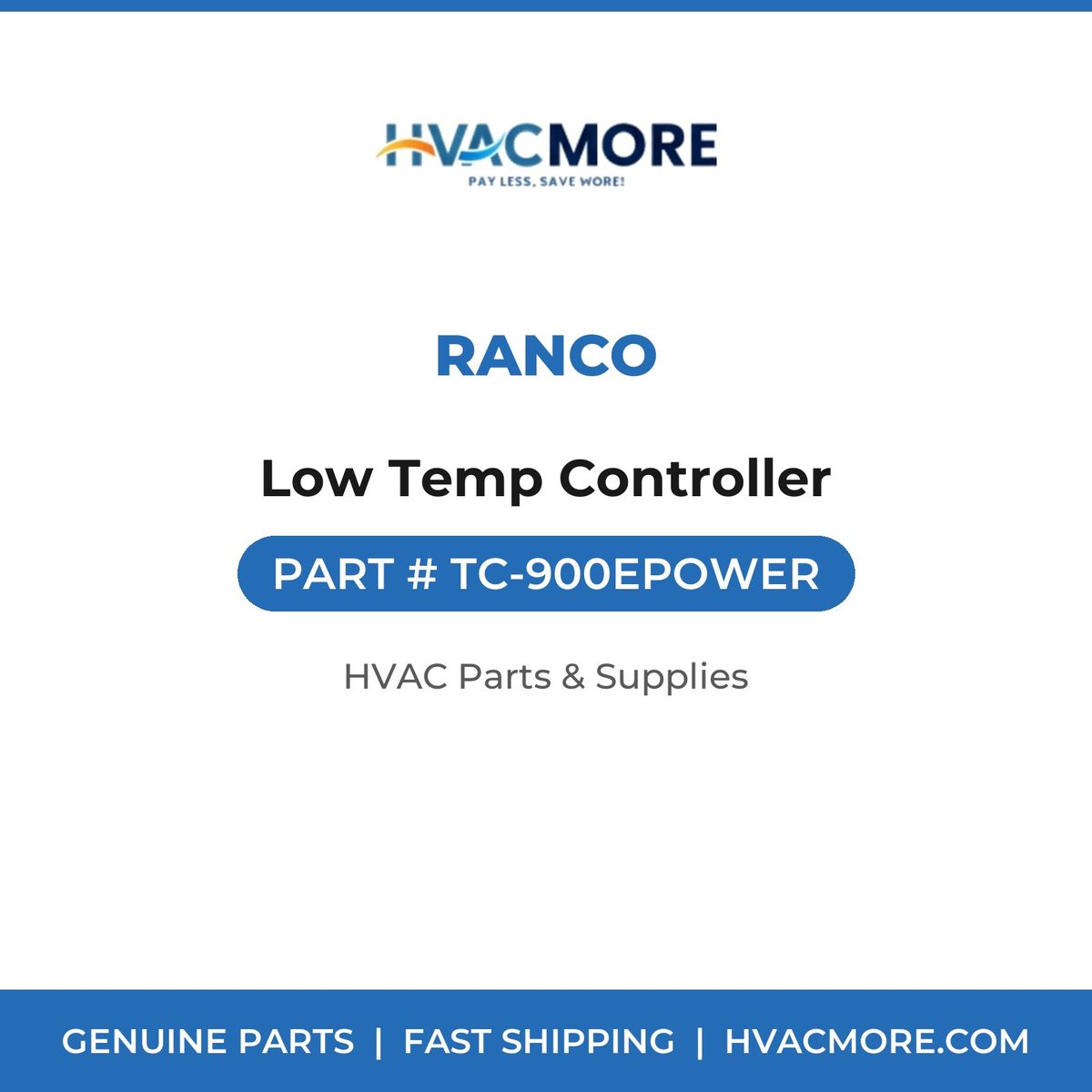 Ranco Low Temp Controller TC-900EPOWER