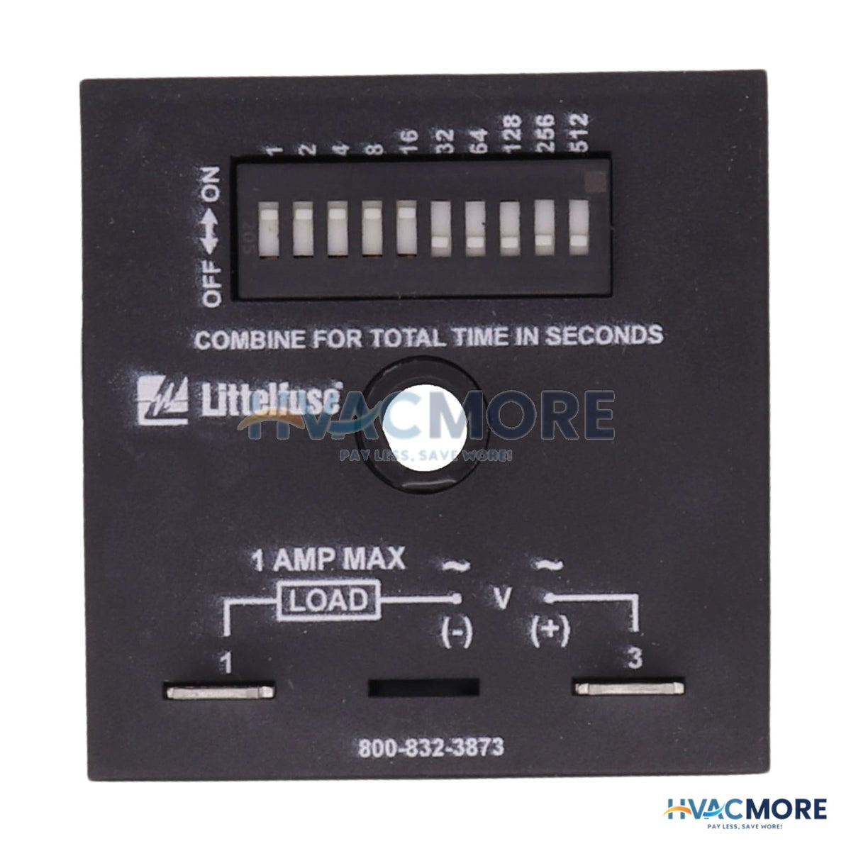 Littelfuse 1 to 1023 sec. Solid State Delay-on-Make Time Delay (24-120V) TDU3000A