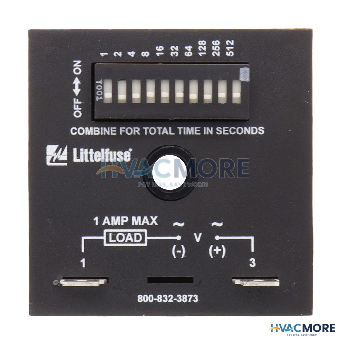 Littelfuse 1 to 1023 sec. Solid State Delay-on-Make Time Delay (100-240V) TDU3001A