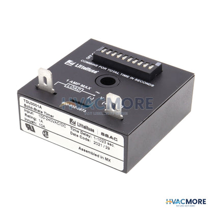 Littelfuse 1 to 1023 sec. Solid State Delay-on-Make Time Delay (100-240V) TDU3001A