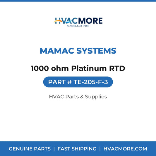 MAMAC Systems 1000 ohm Platinum RTD TE-205-F-3