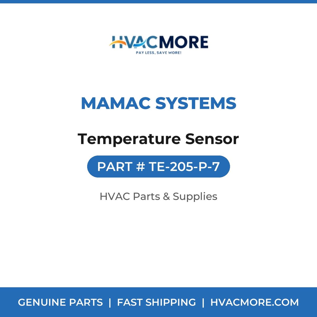 MAMAC Systems Temperature Sensor TE-205-P-7