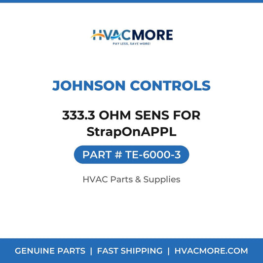 Johnson Controls 333.3 OHM SENS FOR StrapOnAPPL TE-6000-3