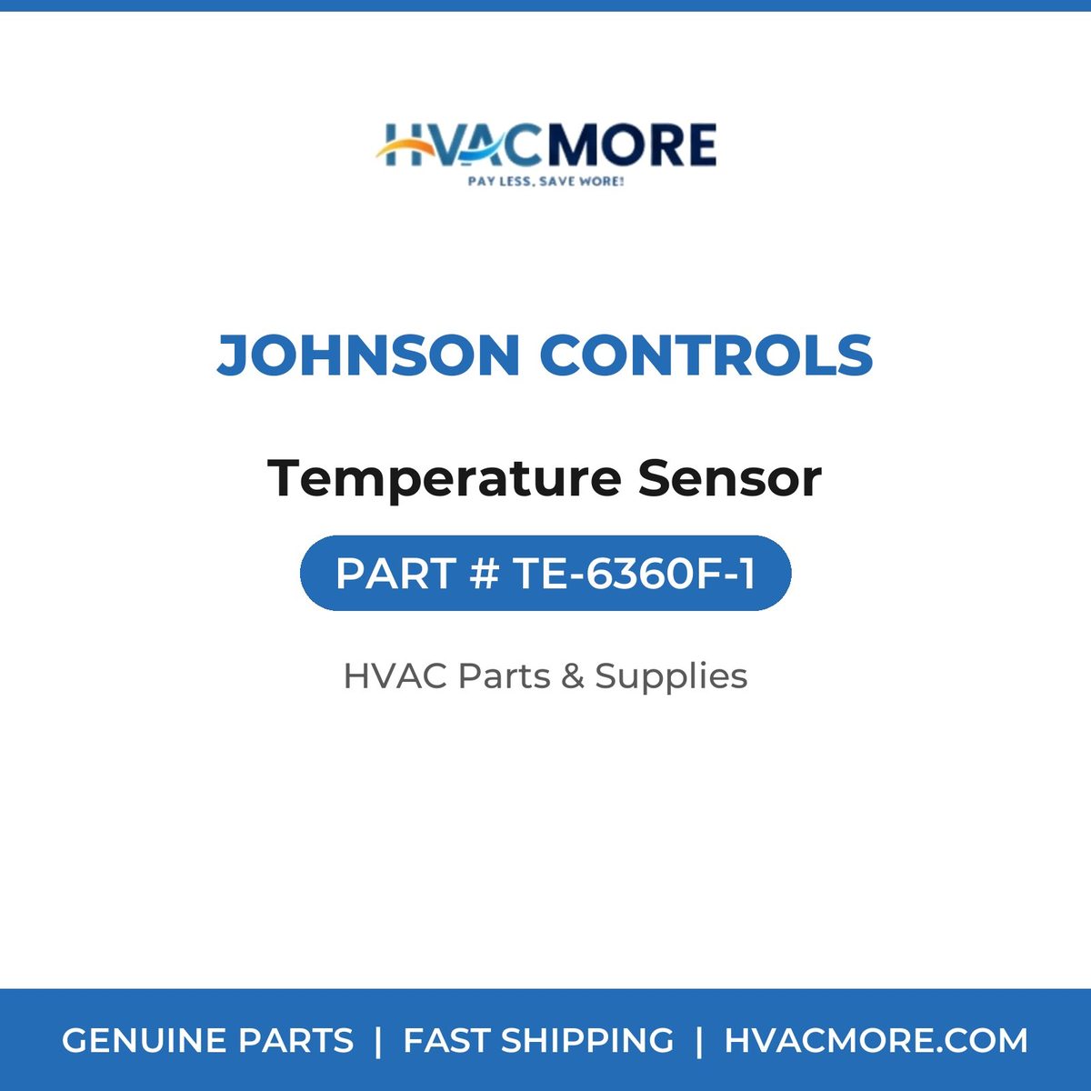 Johnson Controls Temperature Sensor TE-6360F-1