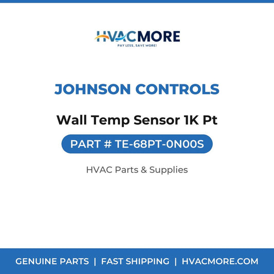 Johnson Controls Wall Temp Sensor 1K Pt TE-68PT-0N00S