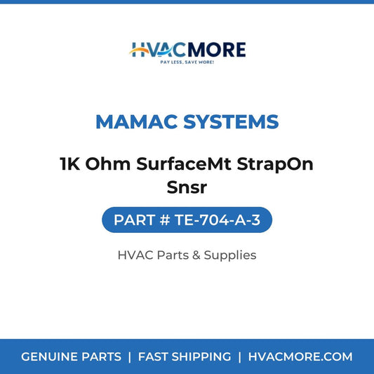 MAMAC Systems 1K Ohm SurfaceMt StrapOn Snsr TE-704-A-3