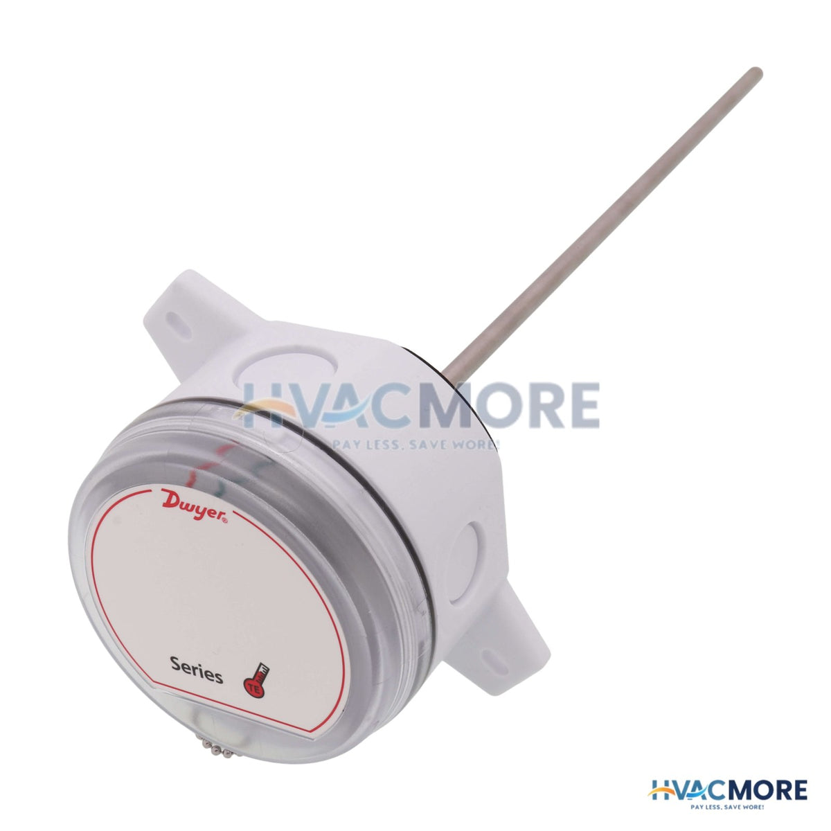 Dwyer 12" Temperature Sensor Duct Mount Probe, 10K Ohm Type II Thermistor TE-DFG-B1244-00