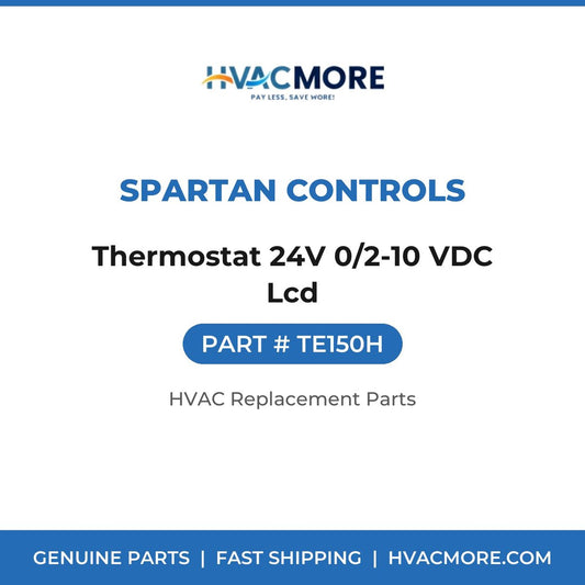 Spartan Controls Thermostat 24V 0/2-10 VDC Lcd TE150H