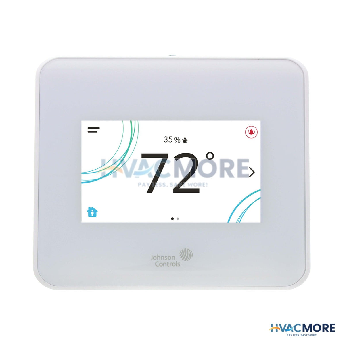 Johnson Controls TEC3000 Stand-alone Thermostat Controller (White) TEC3322-14-000