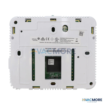Johnson Controls TEC3000 Stand-alone Thermostat Controller, Heat Pump W/ Economizer (White) TEC3330-14-000