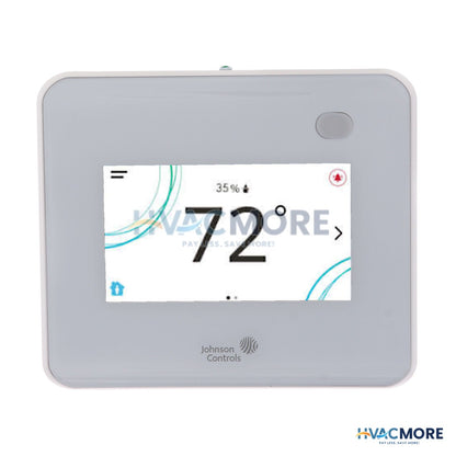 Johnson Controls TEC3000 BACnet or N2 Networked Tstat Control Heat Pump W/ Economizer & Sensor (White) TEC3631-14-000