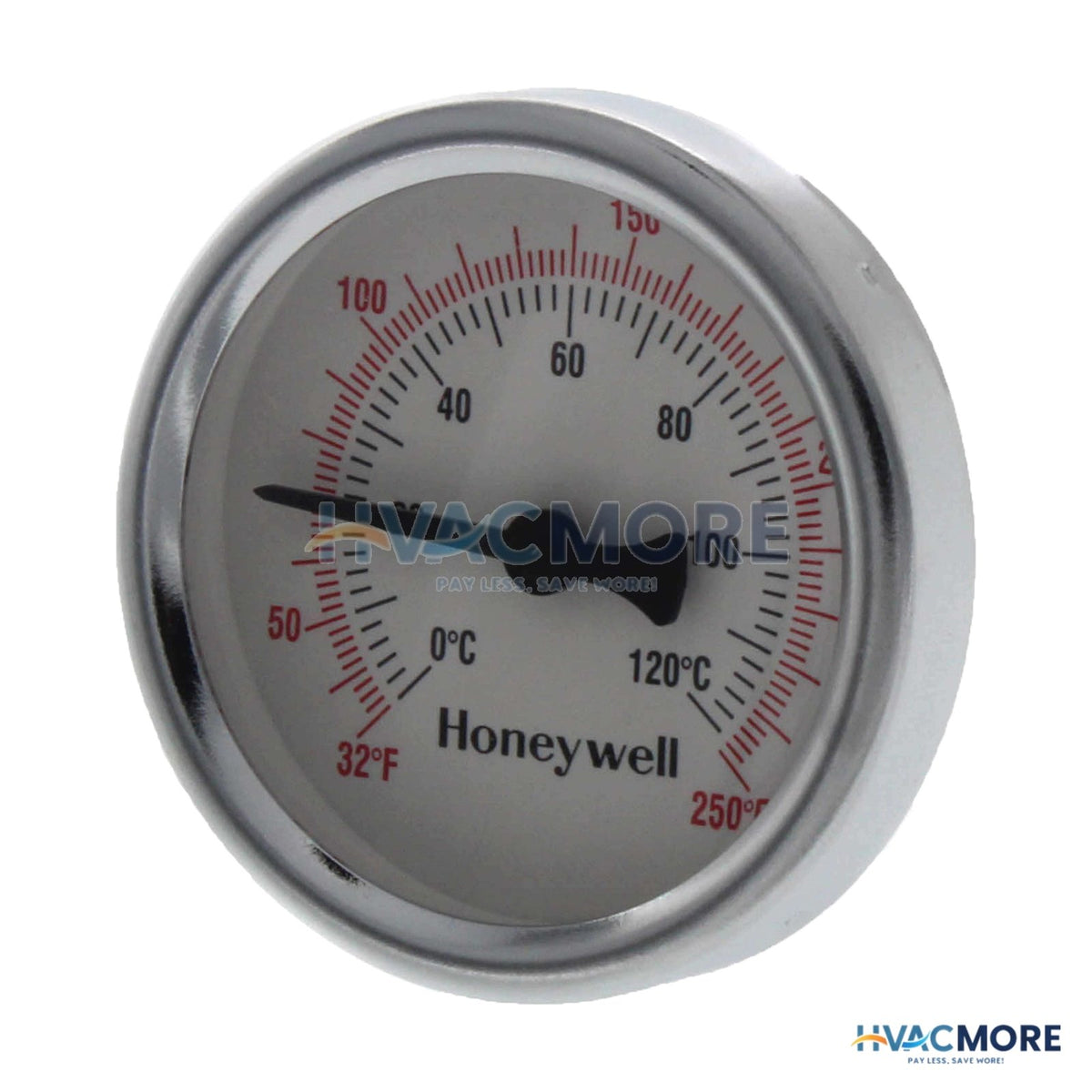 Resideo Braukmann Thermometer, 2.5" Dial W/ Threaded Well TG250-UT