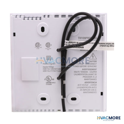 Honeywell Home Digital Non-Programmable Line Volt Thermostat for Electric Heating (240 VAC, SPST) TH109PROPLUS