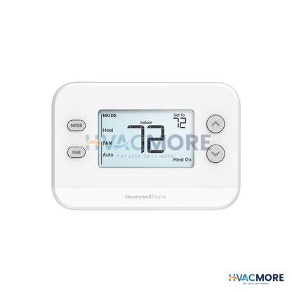 Honeywell Home FocusPRO N100 Non-Programmable Thermostat (2H/1C) TH1210U4001