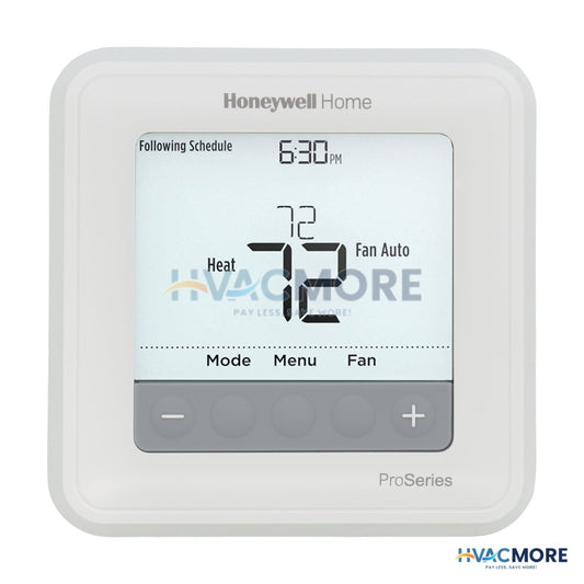 Honeywell Home T6 Pro Programmable Thermostat, 2H/1C Heat Pump, 1H/1C Conventional TH6210U2001