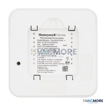Honeywell Home T6 Pro Smart Wi-Fi Programmable Thermostat, 2H/2C TH6220WF2006
