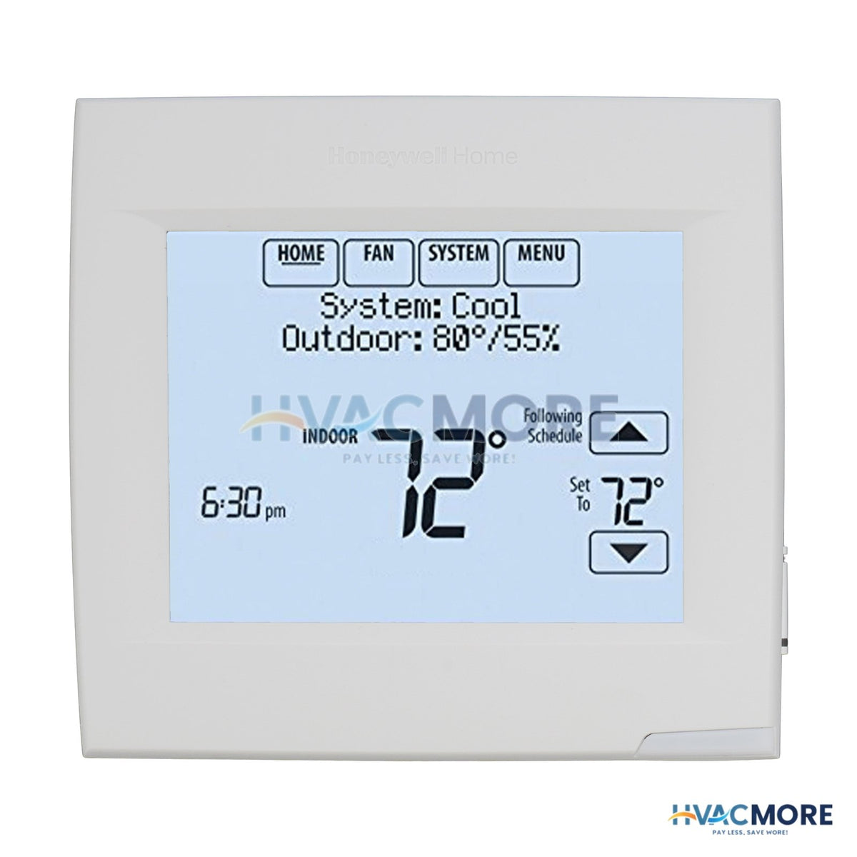 Honeywell Home VisionPRO 8000 W/ RedLINK Technology, Programmable, 3H/2C, Touchscreen Thermostat TH8320R1003