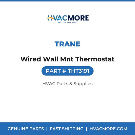 Trane Wired Wall Mnt Thermostat THT3191