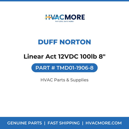 Duff Norton Linear Act 12VDC 100lb 8" TMD01-1906-8