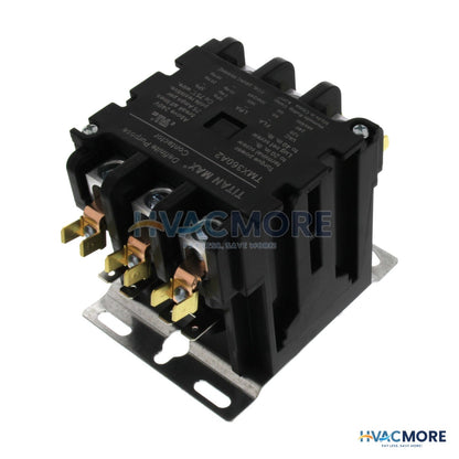 Titan Max 3 Pole DP Contactor, 24 Volt Coil, 60 Amp TMX360A2
