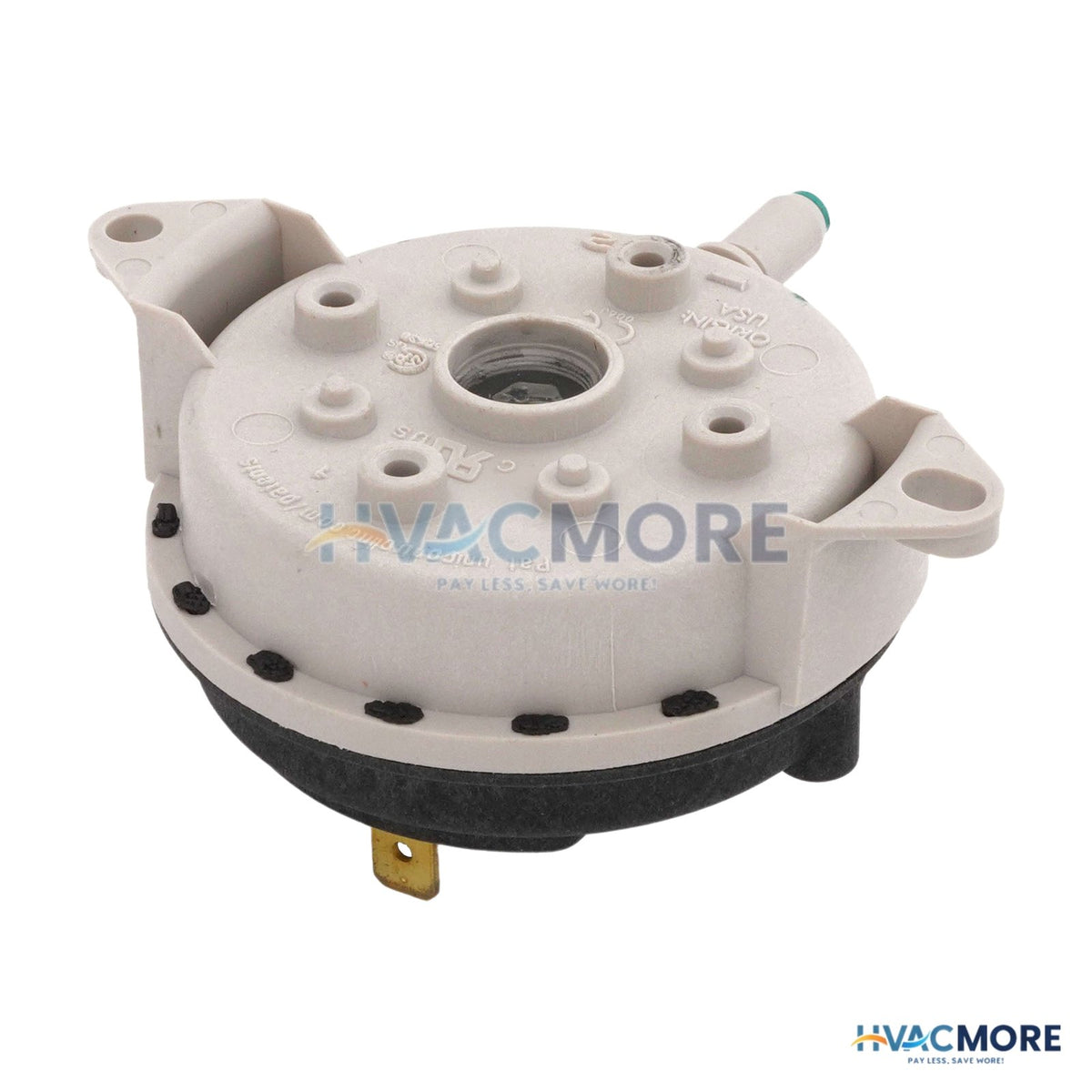 Detroit Radiant 0.10"WC Normally Open Differential Pressure Switch W/ Barbed Hose TP-264B