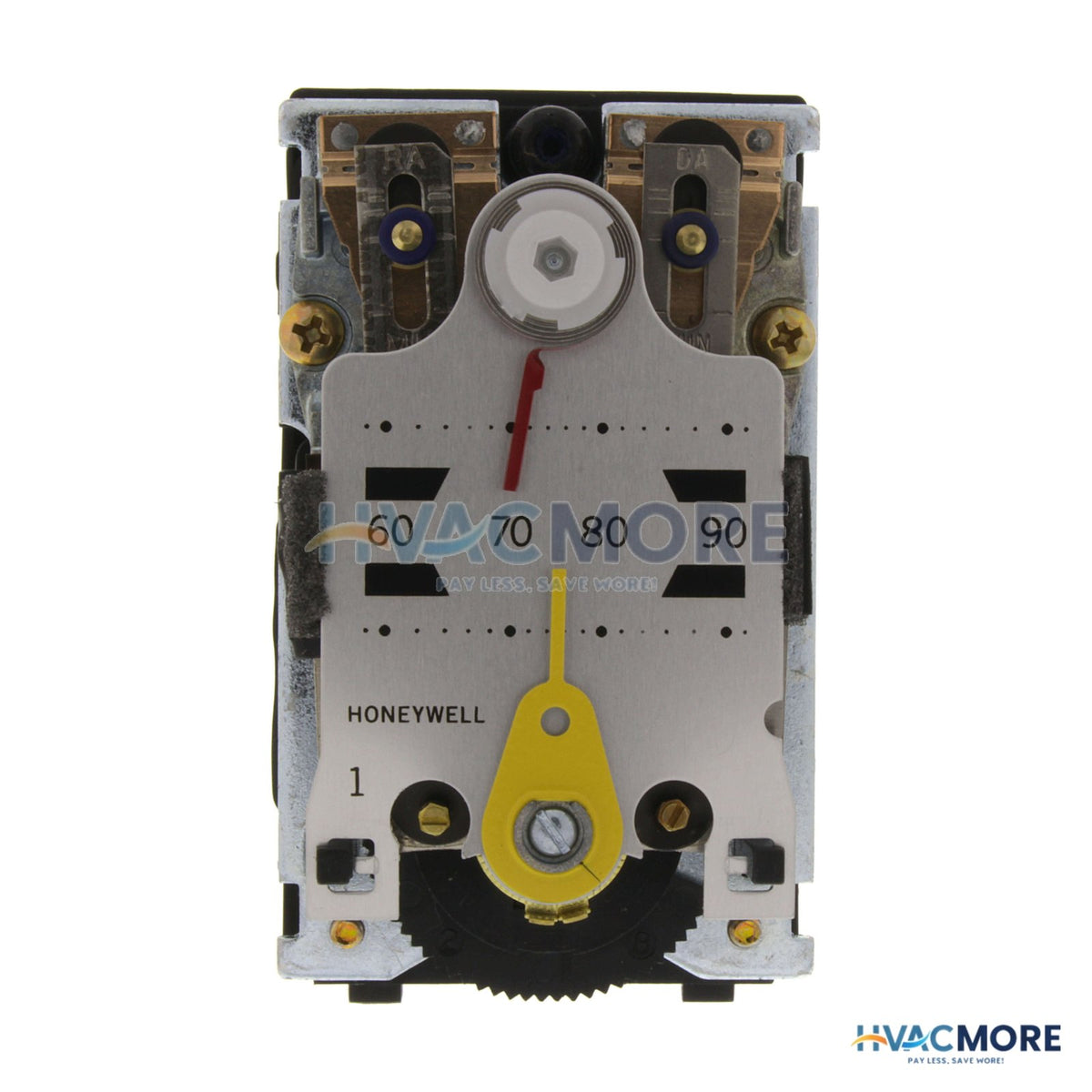 Honeywell Pneumatic Thermostat W/ Cover, Direct Acting Cooling, Reverse Acting Heating TP972A2192