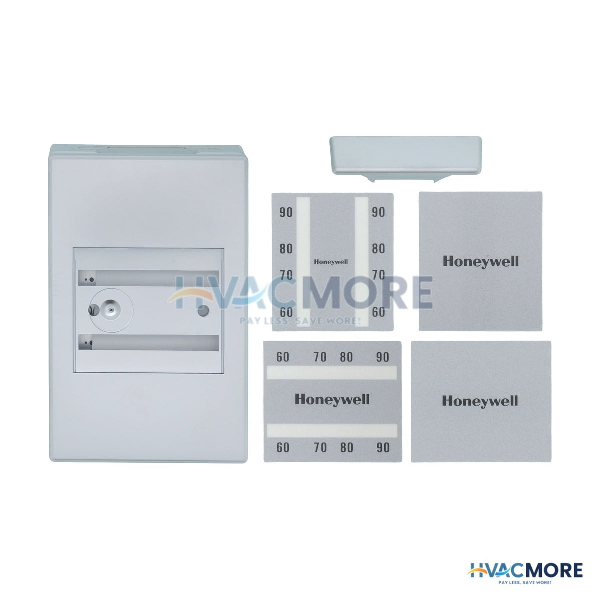 Honeywell Pneumatic Single Temp Reverse Acting Thermostat W/ Satin Chrome Cover TP973B2171