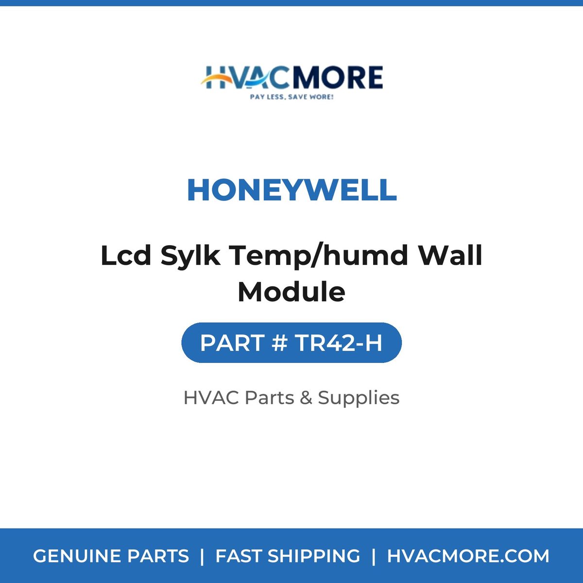Honeywell Lcd Sylk Temp/humd Wall Module TR42-H