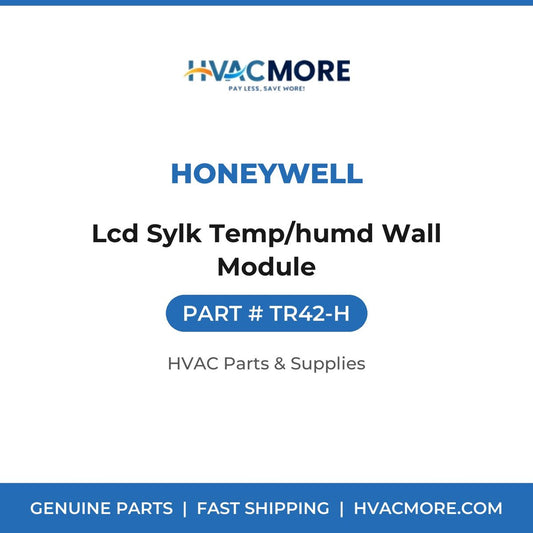 Honeywell Lcd Sylk Temp/humd Wall Module TR42-H