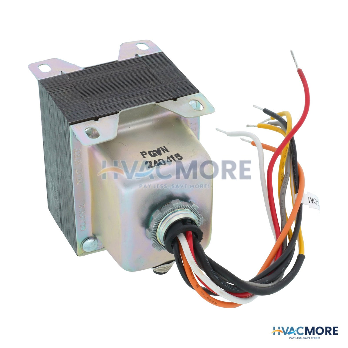 Functional Devices Transformer, Single Hub, Foot Mount, 75VA 480/240/208/120-24 VAC TR75VA005