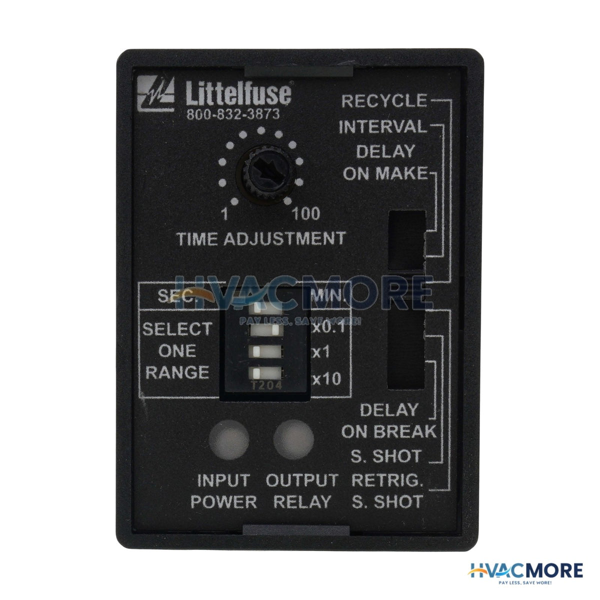 Littelfuse 8-PIN SPDT Universal Delay-on-Make Time Delay (19-264V) TRU2