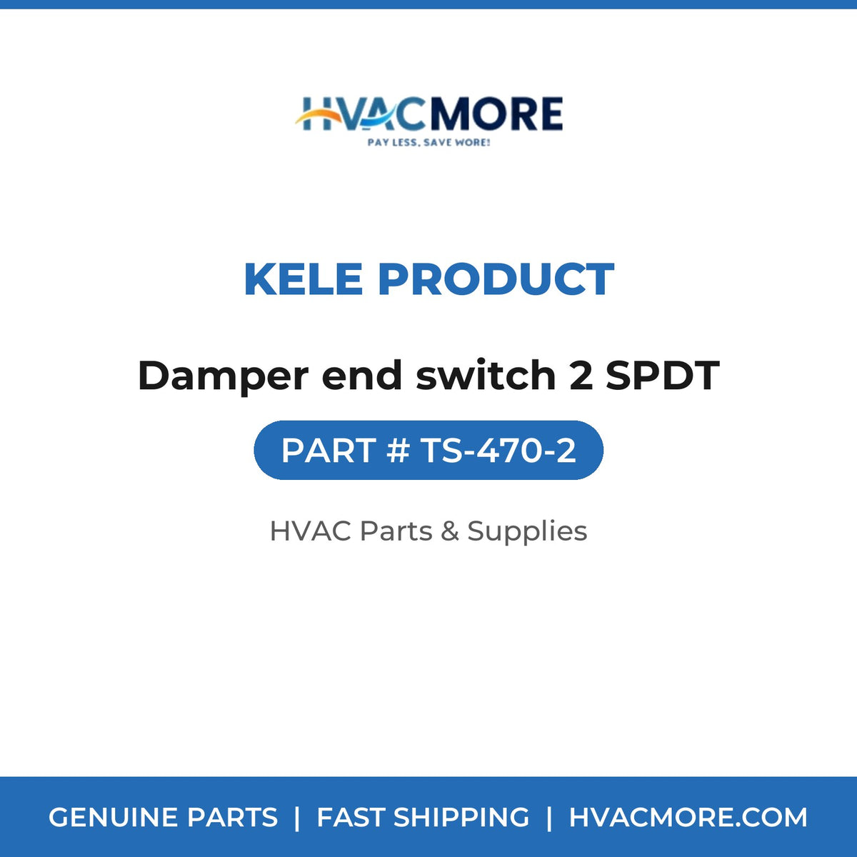 Kele Product Damper end switch 2 SPDT TS-470-2